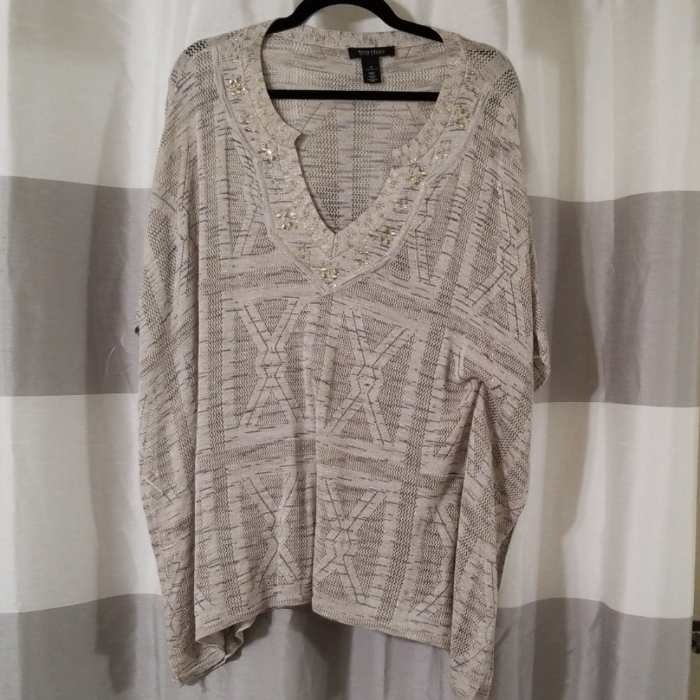 White House Black Market tunic top medium